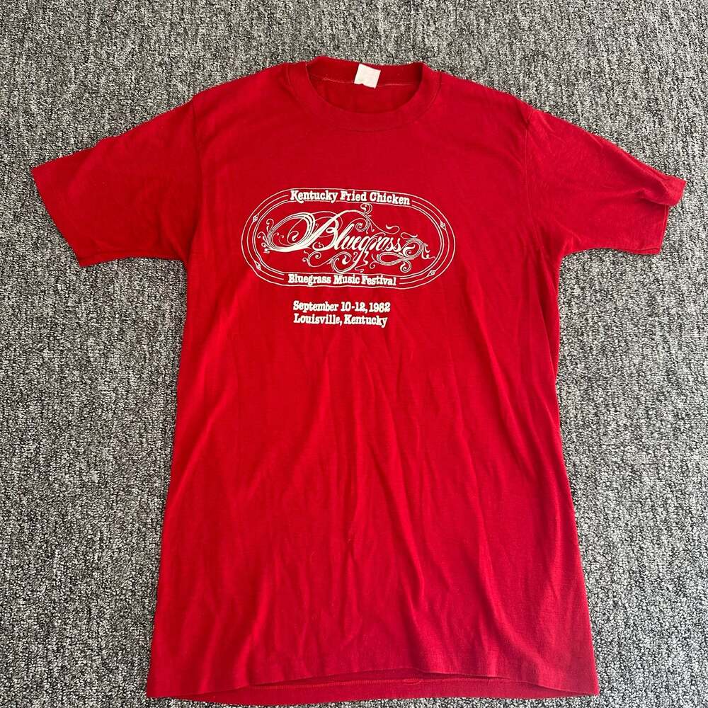 Vintage 1982 Kentucky Fried Chicken Bluegrass Music Festival Single Stitch T-Shi
